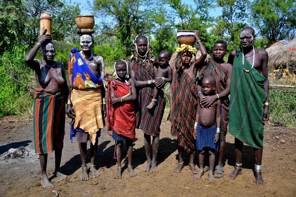 Mursi villages